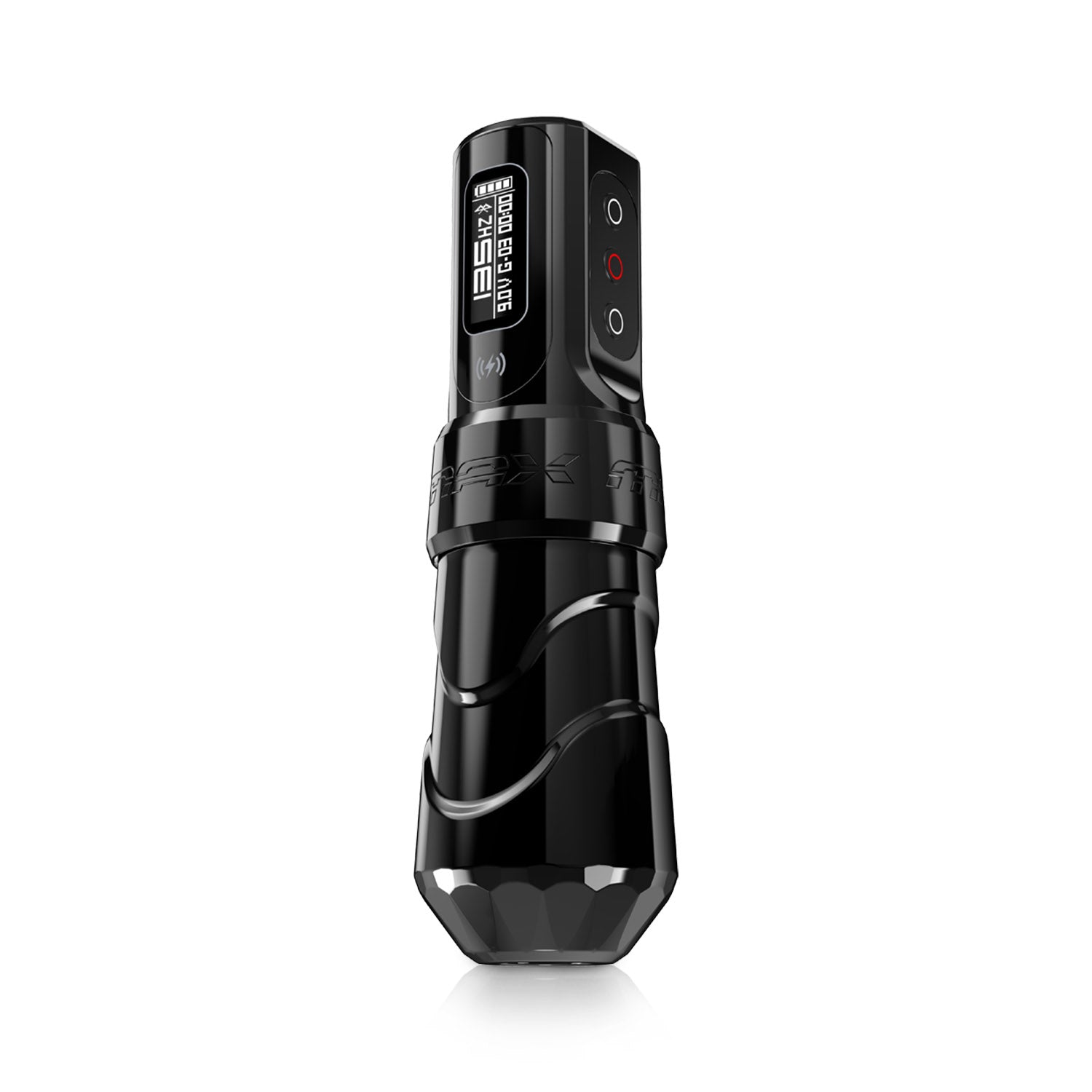 The FK Irons Flux Max Wireless Tattoo Machine with PowerBolt 2.0 sold at TATSoul