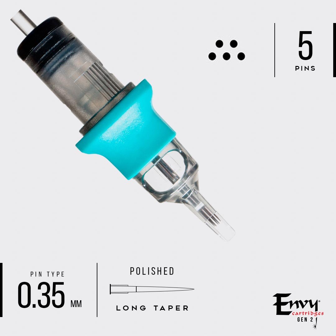 Envy Gen 2 - Standard Curved Magnum Tattoo Cartridges (20pk)