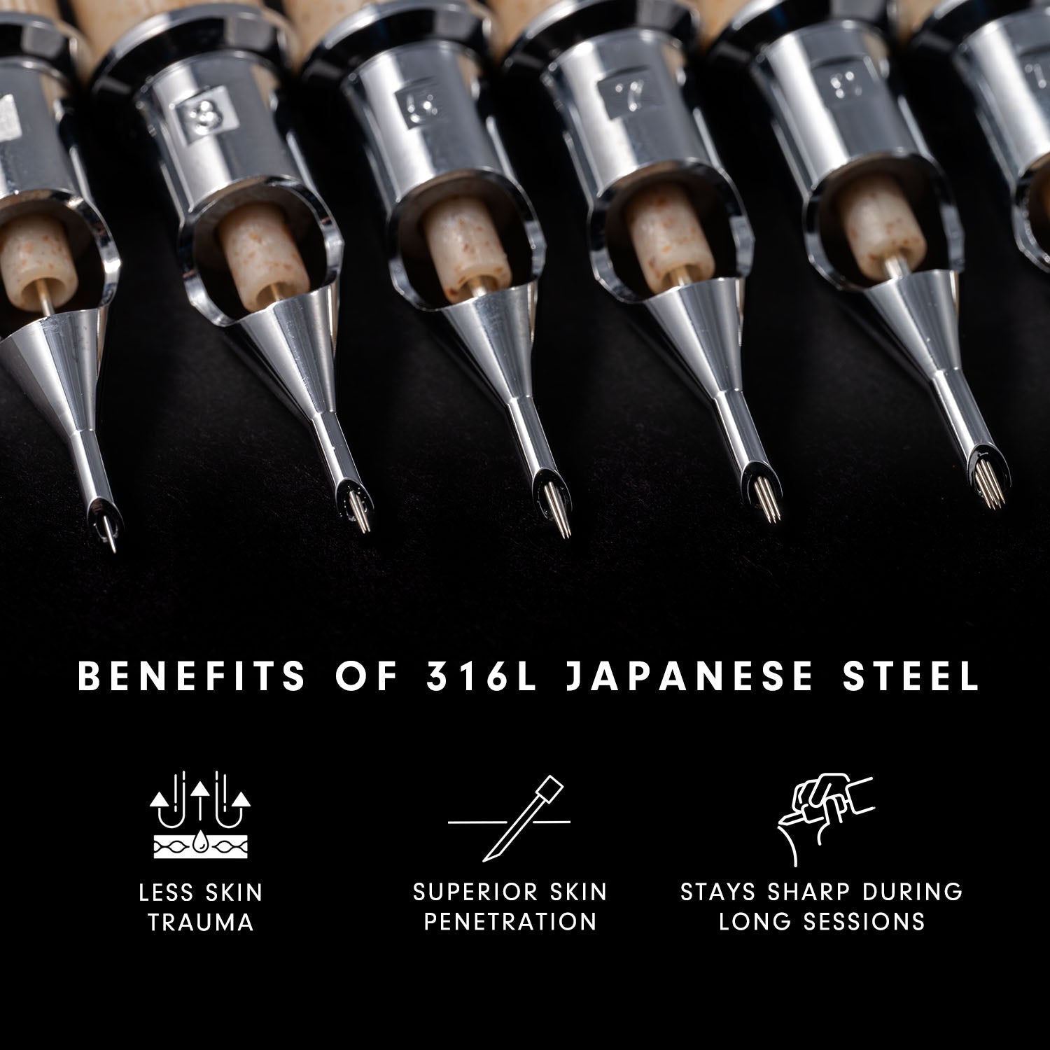 TATSoul Semi-Polished Long Taper ENSO Cartridges - 0.35mm