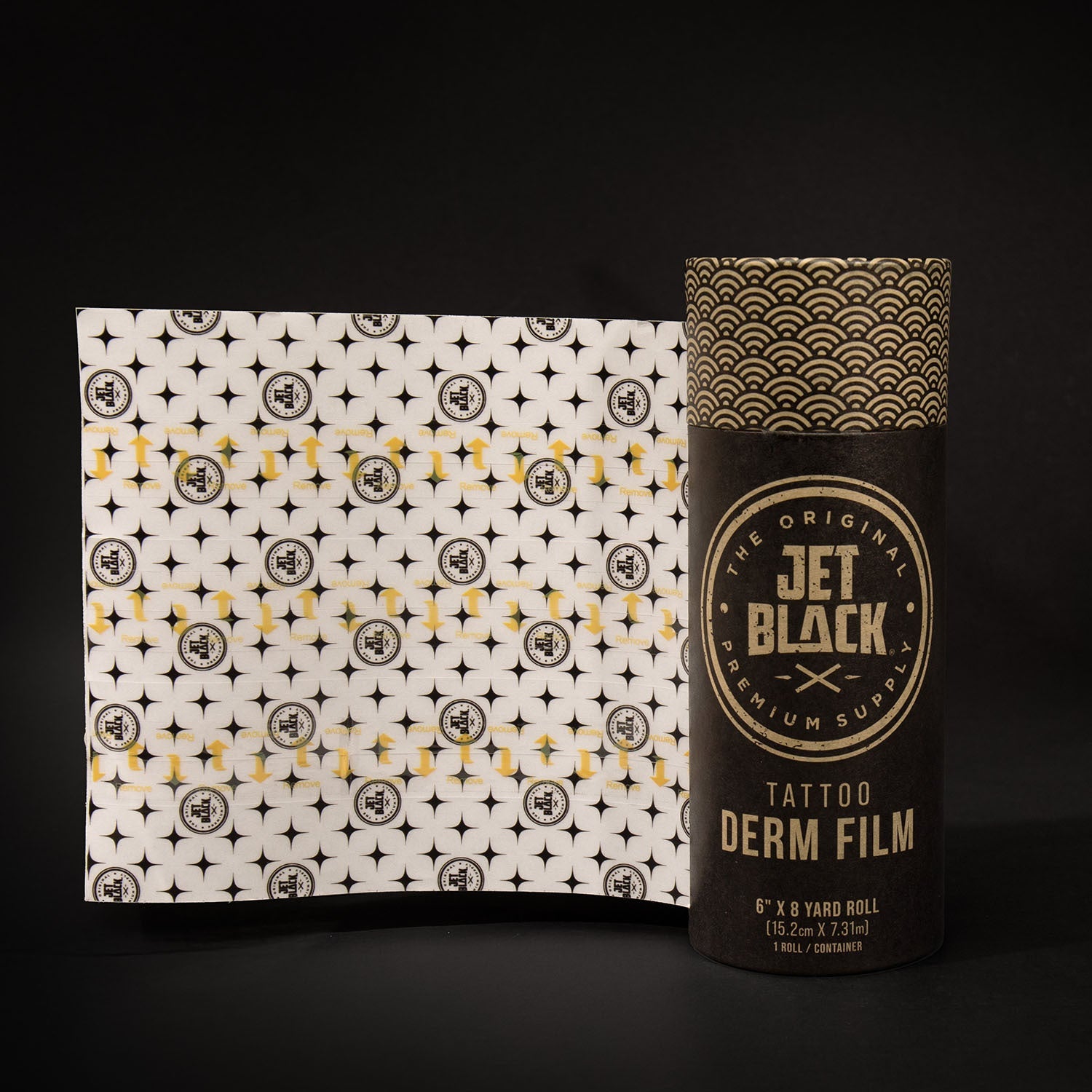 Jet Black Supply Derm Film - 8 yard rolls