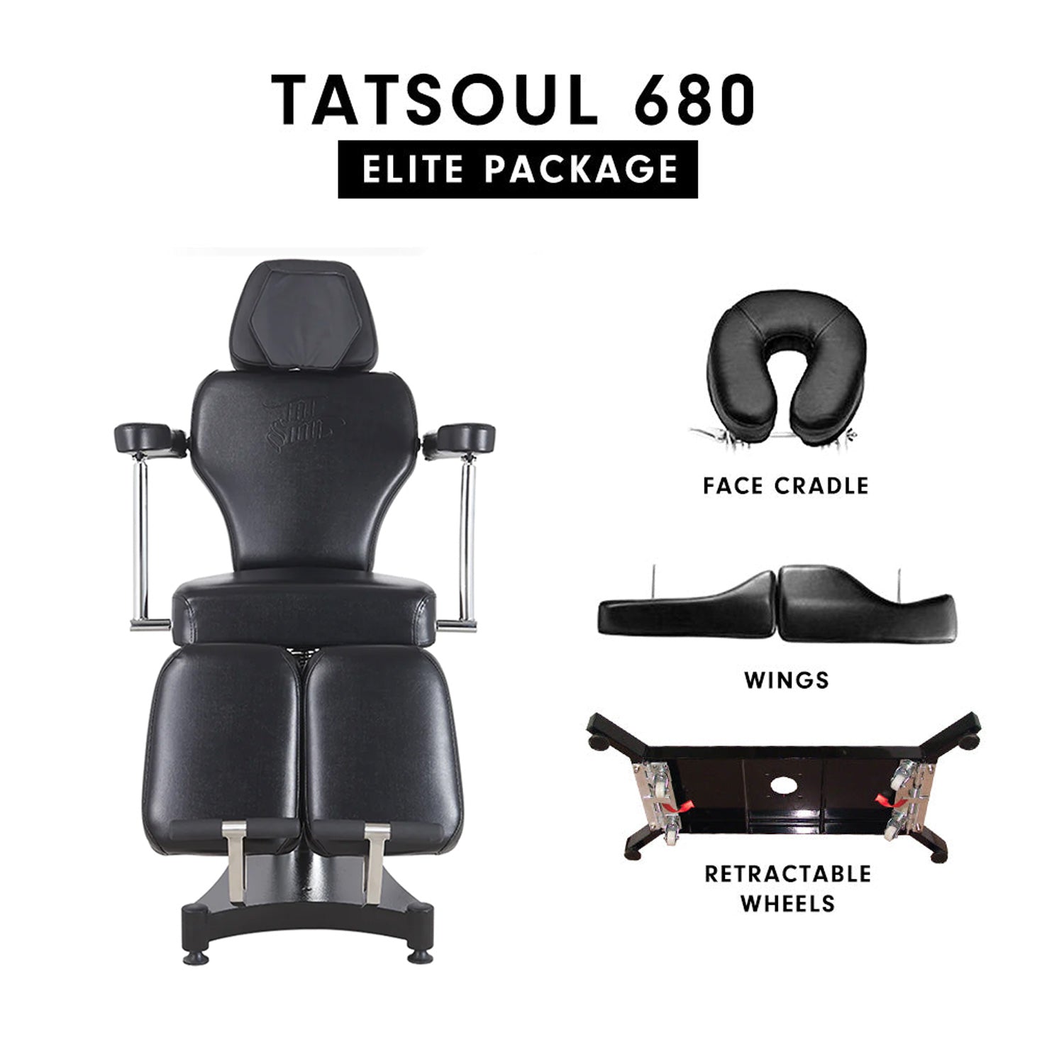 Oros 680 Multi-Position Tattoo Client Chair